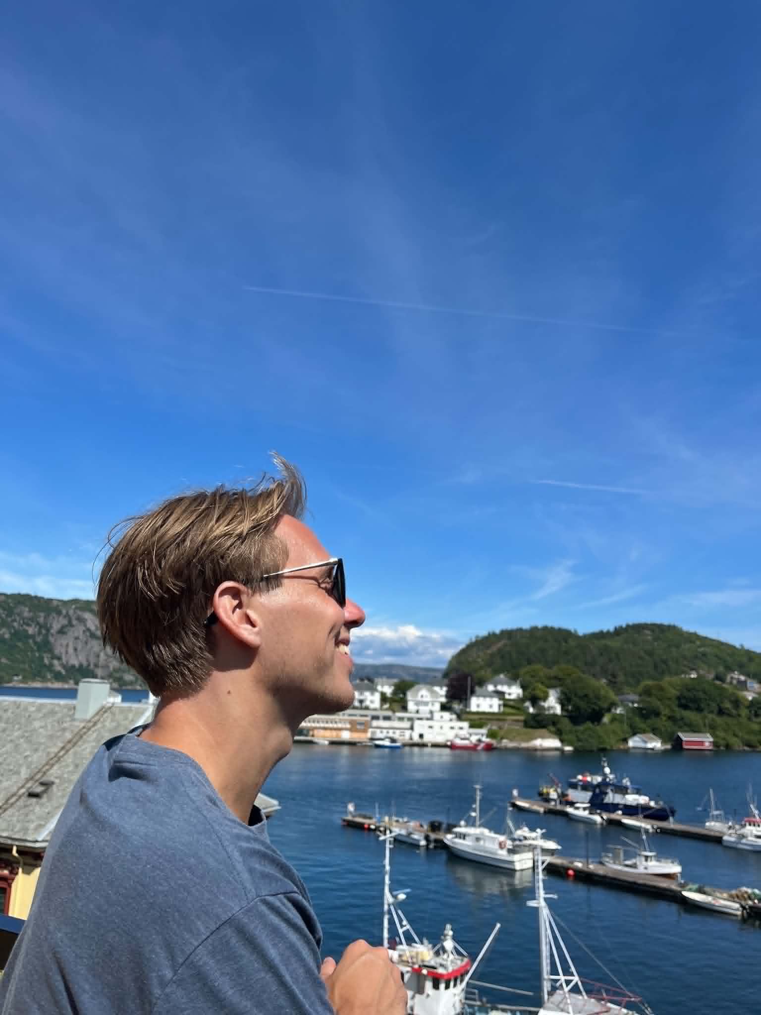 Utsikt over Farsund havn